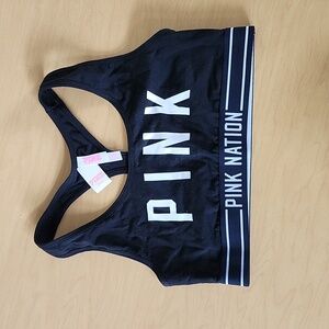 Victorias Secret PINK NATION crop/sports bra, Size Large, Rare! NWT!